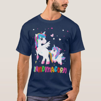 Grandmacorn Unicorn Grandma Ma Moederdag T-shirt