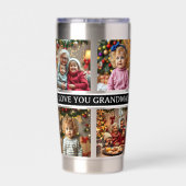 Grandma's Angels | 8 Photo Template Geïsoleerde Drinkbeker (Achterkant)