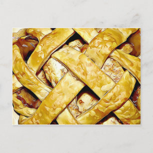 Grandma's Apple Pie Day Recipe Card Briefkaart