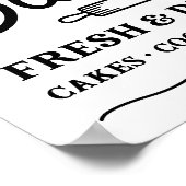 Grandma's Bakery Sign Poster (Hoek)