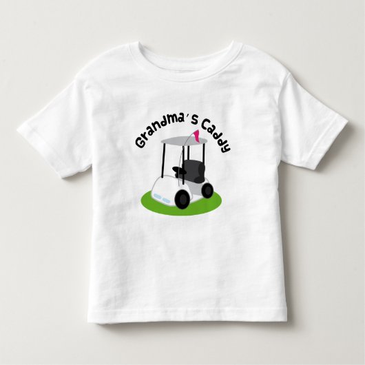Grandmas Caddy (Golf) Kinder Shirts (Voorkant)