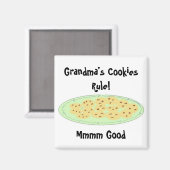 Grandma's Cookies Rule Magneet (Voorkant / Achterkant)