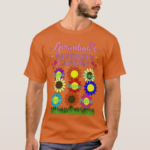 Grandmas Favoriete tuin T-shirt