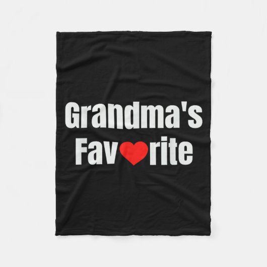 Grandma's Favorite  Fleece Deken (Voorkant)