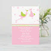 Grandma's First - Baby shower Invitation Kaart (Staand voorkant)