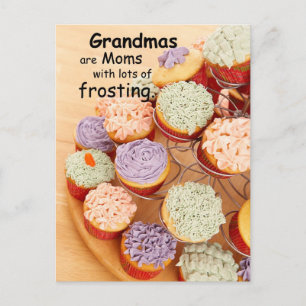 Grandmas Frosting Moederdag Cupcakes Briefkaart
