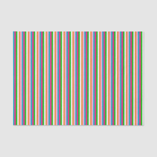 Grandma's Garden Stripes-TISSUE WRAP PAPER 01 Tissuepapier