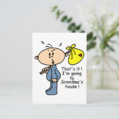 Grandma's House Baby (BLUE) Briefkaart (Staand voorkant)