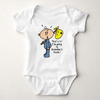 Grandma's House Baby (BLUE) Romper