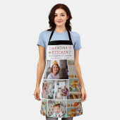 Grandma's Kitchen | 8 Foto gepersonaliseerd Schort (Gedragen)