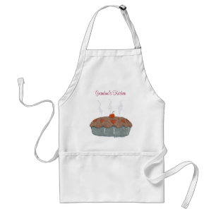 Grandma's Kitchen Cherry Pie Apron Standaard Schort