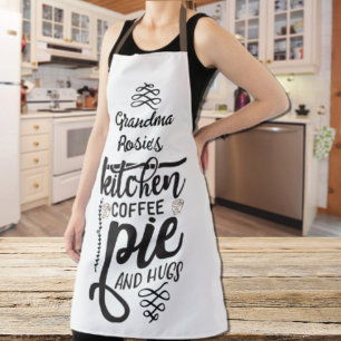 Grandma's Kitchen   Gepersonaliseerde koffie-bijen Schort