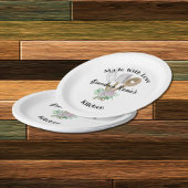 Grandma's Kitchen | Made with Love Personalized Papieren Bordje