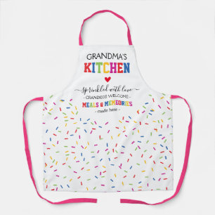 Grandma's Kitchen 'Meals & Memories' Sprinkles Schort