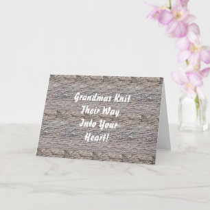 Grandmas Knit Kaart