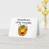 Grandma's Little Pumpkin T-shirts en giften Kaart (Gele Bloem)
