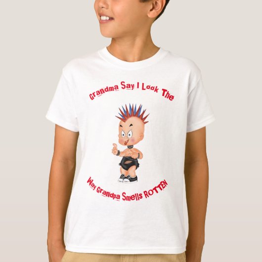 Grandmas Little Rotten One T-shirt (Voorkant)