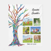 Grandma's Photo Collage Fleece Blanket (Voorkant)