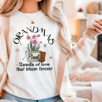 Grandmas Plant Seeds of Love Modern Trendy Flower