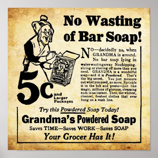 Grandmas Pods Soap Print (Voorkant)