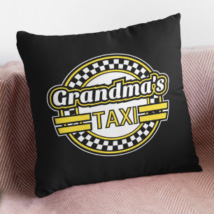 Grandma's Taxi Sign Kussen