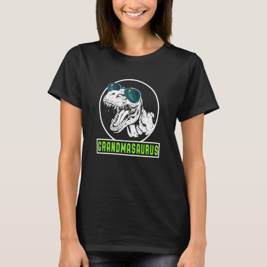 Grandmasaurus Grandma Saurus Dinosaur Rex Women Mo T-shirt (Voorkant)