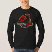 Grandmasaurus Grandma Saurus Rex Dinosaur Family M T-shirt (Voorkant)