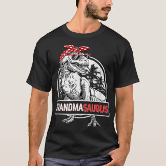 Grandmasaurus T Rex Dinosaur Grandma Saurus T-shirt