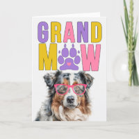 GrandMAW Australische Herder Hond Grootouders Dag