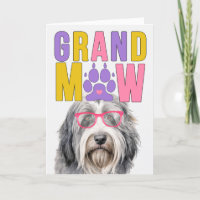 GrandMAW Bearded Collie Hond Grappige Grootouders