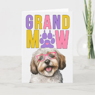 GrandMAW Havanese HOND Grappige Ouderdag Feestdagen Kaart