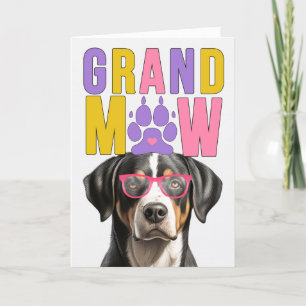 GrandMAW Swiss Mountain Dog Grappige Grootouders D Feestdagen Kaart