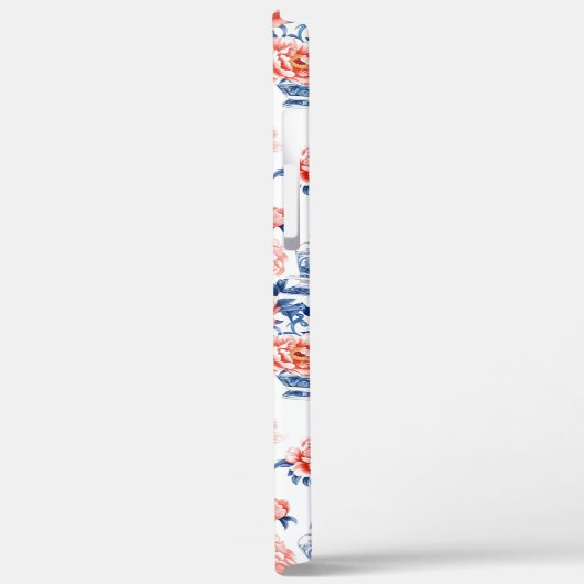 Grandmillenial Chinoiserie Ginger Jar Pink Peonies Case-Mate iPhone Case (Achterkant / Links)