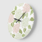 Grandmillenial hydrangea floral preppy  grote klok (Hoek)
