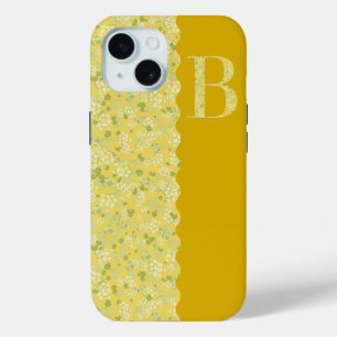 Grandmillenial MONOGRAM VAN YELLOW LITTLE FLOWERS