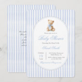 Grandmillennial Beer Baby shower Boy Kaart (Voorkant / Achterkant)