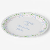 Grandmillennial Bows Birthday Paper Bord (Gekanteld)