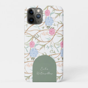 Grandmillennial Chinoiserie Aanpasbaar iPhone 11 Pro Hoesje