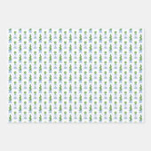 Grandmillennial Chinoiserie Topiary Wrapping Paper (Voorkant)
