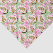 Grandmillennial Christmas Leopard  Tissuepapier (Detail)