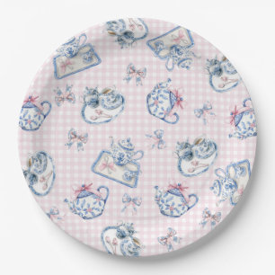 Grandmillennial   Christmas Tea Party Papieren Bordje