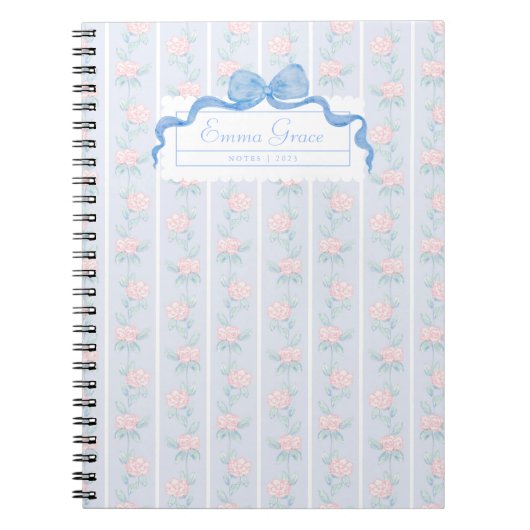 Grandmillennial Floral Carnet Journal (Devant)