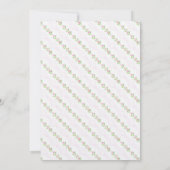 Grandmillennial Ginger Jar Crest Monogram Kaart (Achterkant)