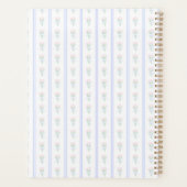 Grandmillennial Preppy Floral Waterverf Planner (Achterkant)
