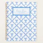 Grandmillennial Trellis Bows Planner (Voorkant)