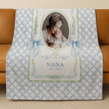 Grandmillennial Waterverf Bows Nana Foto