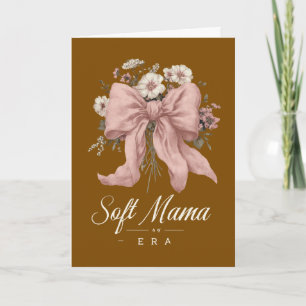 Grandmillennial Zachte Mama Script Typografie Vint Kaart