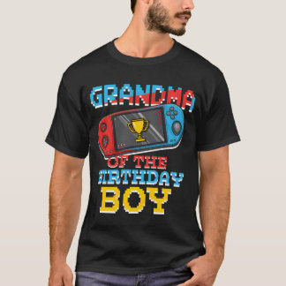Grandmom Of Gamer Video Game Lover Gamer retro fun T-shirt
