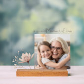 Grandmother Mother's Day Photo Acrylic Gift (Neutre)
