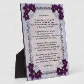 "Grandmothers", a loving poem on a flowered plaque (Côté)